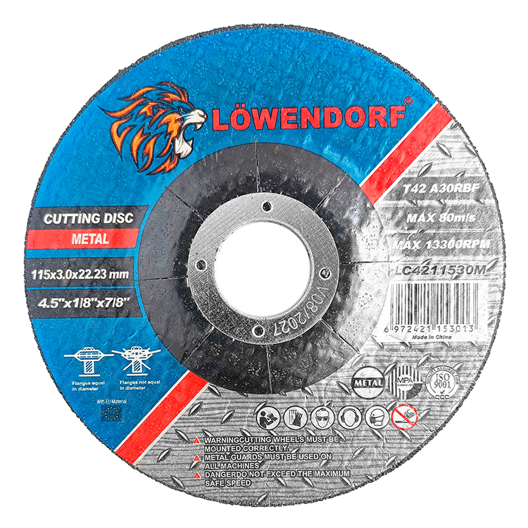 DEPRESSED CUTTING WHEEL FOR METAL and INOX