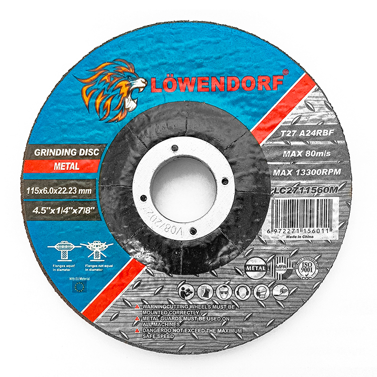 DEPRESSED GRINDING WHEEL FOR METAL and INOX